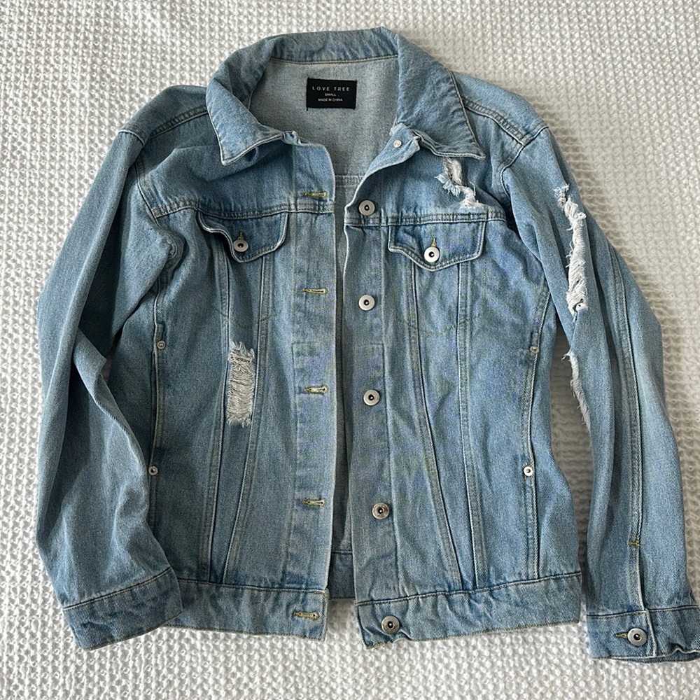 Love Tree women’s denim jacket - size small